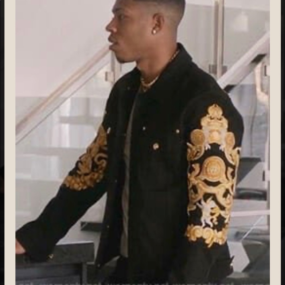 Versace Barocco Baroque denim jean jacket - Picture 16 of 16